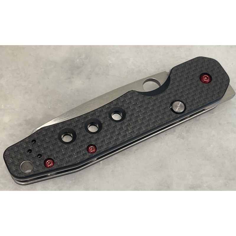 Red Stainless Steel Screws Set For Spyderco Smock C240CFP Knife