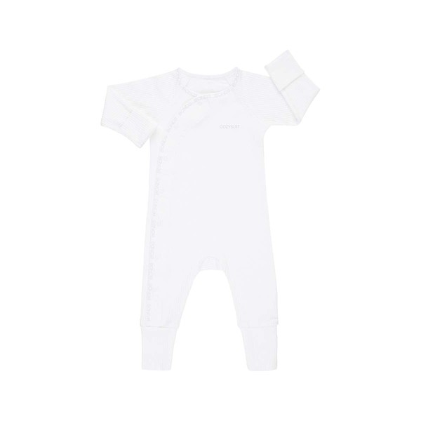 Bonds Baby Newbies Pointelle Cozysuit, White, 000 (0-3 Months)