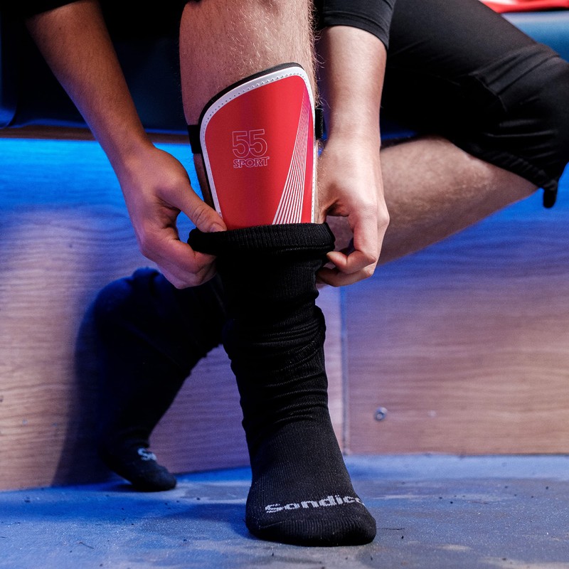 55 Sport Vortex Club Adult & Junior Protective Football Shin