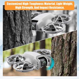 Gimbal Bumper Guard, Gimbal Bumpers for DJI Neo Insurance Bumper Gimbal Anti-Collision Protective Strip Scratch Protection Accessories (Grey)