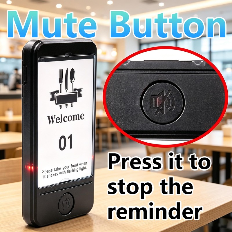 LOUKIENE Restaurant Buzzer System, Restaurant Waiting Pager, Pagers and Beepers,