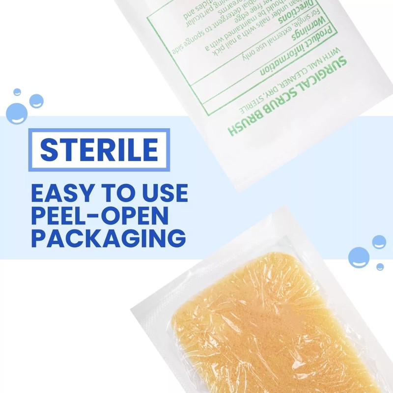 American Health Service Sterilized Cradle Scrub Brush, for Sensitive Skin,