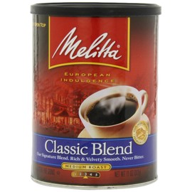 Melitta Coffee Medium Roast Extra Fine Grind Can, Classic Blend, 11 Ounce