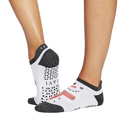 TAVI Women’s Savvy Grip Socks - Pilates Socks with Grips for Women, Slipper Socks for Pilates, Yoga, and Ballet, Barre Socks Snowman Medium