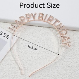 strrng Birthday Girl Headband,Birthday Headband,Birthdays Headbands Girl,Suitable For Photo Shoots,Theme Celebrations And Many Other Occasions