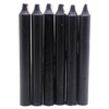 Govinda - Taper Candle 6 Inch - Black- Pack of
