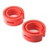 2Pcs Automotive Coil Spring Buffer Anti Vibration Universal Spring Bumper