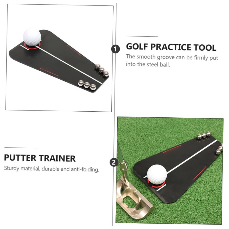 KOMBIUDA 1set Putter Trainer Exercise Device Indoor and Outdoor Golf