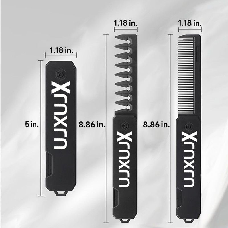2 in 1 Portable Folding Comb for Men & Women