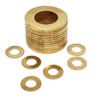 MACHSWON 10pcs Flat Washers Brass Flat Gaskets M10 ID 20mm