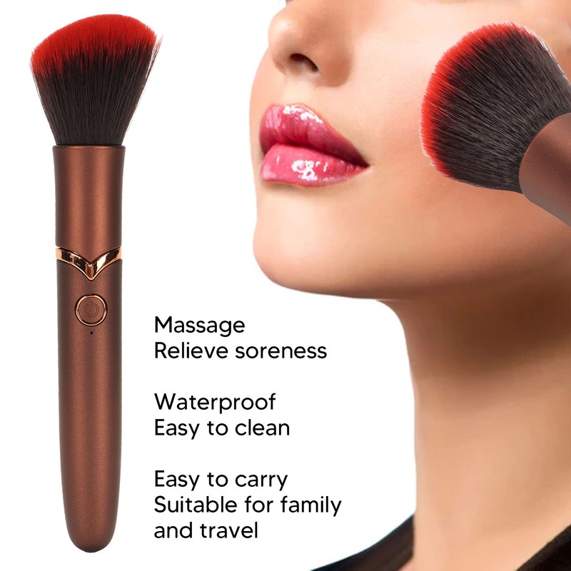 USB Makeup Brush Rechargeable Massage 10 Gears Adjustable Electronic Cosmetic