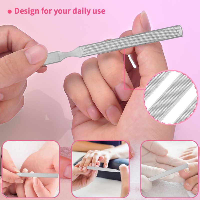 YINGJEE White Aluminum Alloy Pedicure Foot Rest, 6 Heights Adjustable