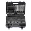 Mayouko 107-Piece Bit Socket Set, 1/4", 3/8" and 1/2" Drive,