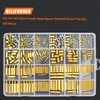 HELIFOUNER 420 Pieces M2 M3 M4 Male Female Hex Brass
