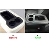 Priprilod Black Leather Center Console Jump Armrest Cover Fit for