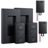 Sunmerit Wireless Dimmer Switch (Black), 2 Pack Remote Light Switch