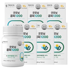 Trosis Good Morning Bear Skin 1200 90 tablets, 6 units (9 month supply) Domestic Bear Skin Extract / 굿모닝 곰피 1200 90정 6개(9개월분) 국내산 곰피추출물