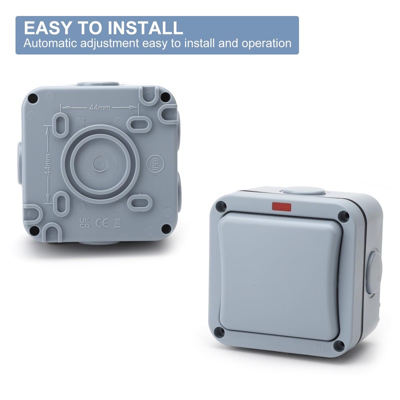 20A IP66 Universal Switch Light Switch Outdoor Weatherproof Switch Switch