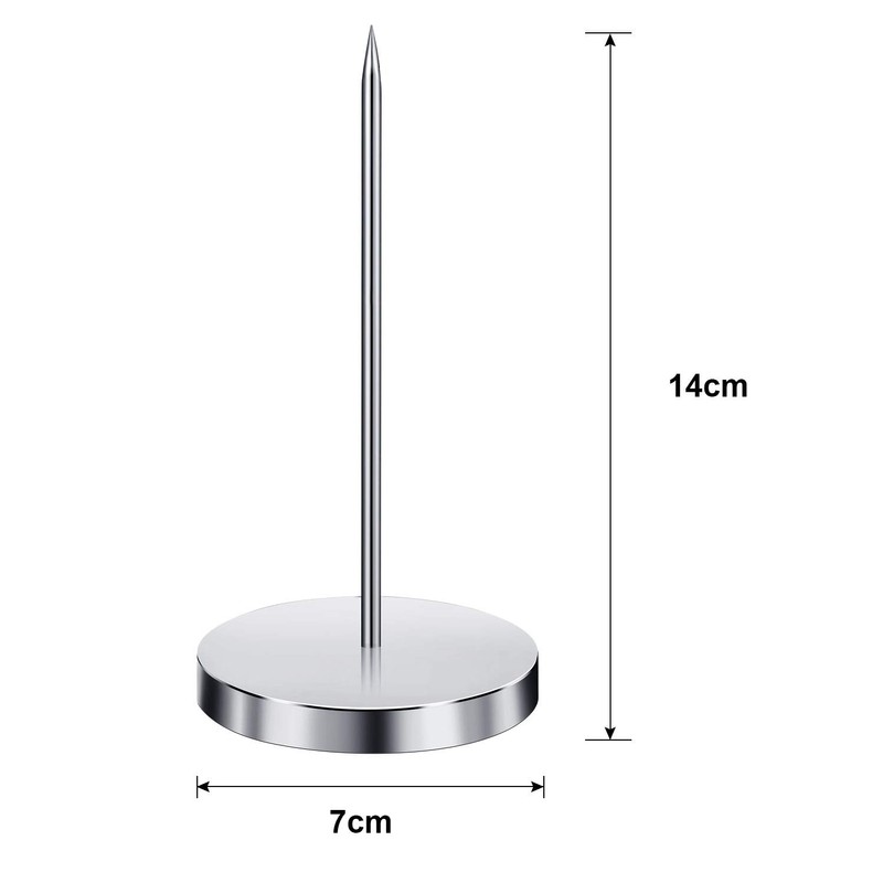 Chinco 3 Pcs Receipt Holder Spike, Bill Fork, Check Spindle,