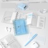 Luksnoc Clear Seal Pad, Girls, Removable, Trifold, A7 Seal Binder,