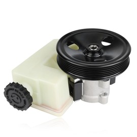 WMPHE Power Steering Pump with Pulley & Reservoir Compatible with Jeep Liberty 2002 2003 2004 2005 2006, Replacement for 20-64610, 52088710AA