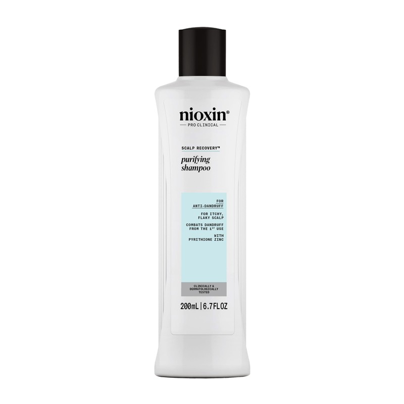 Nioxin Scalp Recovery Champú limpiador medicinal anticaspa para picazón, 6.76