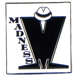 Metal Enamel Pin Badge Brooch Madness Ska Reggae Music Scooter MOD