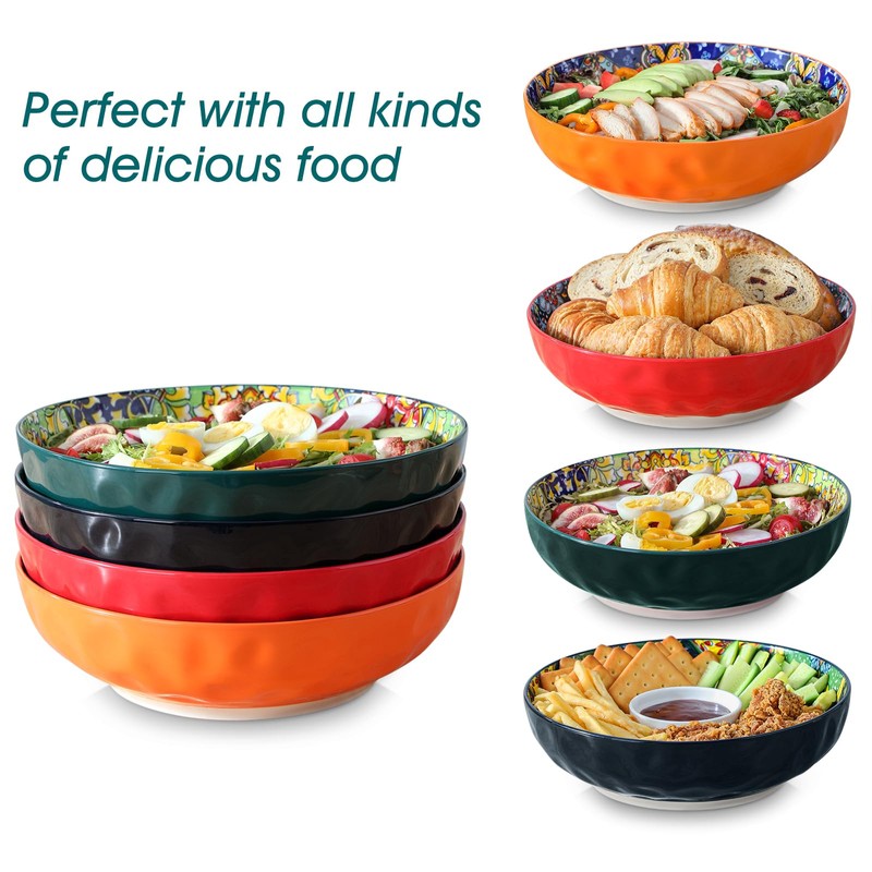 vancasso Large Serving Bowls, 78 Oz Extra Large Salad Bowls