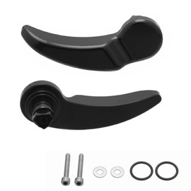 Twilight Garage Saddlebag Latch Lever, Motorcycle Aluminum Saddle Bag Lid Lifter Compatible with Harley Davidson 2014-2022 Street Glide Road King Special Road Glide Special Ultra Limited