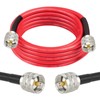 RG8X Coaxial Cable 10ft,CB Coax Cable,UHF PL259 Male to Male