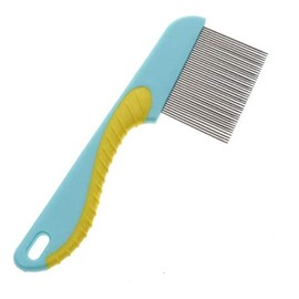 URBANMAC Long Handle New Lice Treatment Comb for Head Lice/Nit Lice Egg Removal Stainless steel Long Teeth For Men Women - Color May Vary