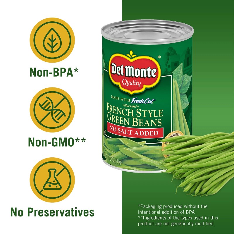 DEL MONTE FRESH CUT BLUE LAKE French Style Green Beans,