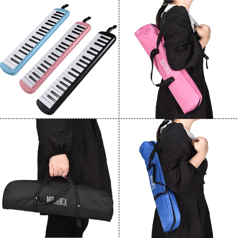 37 Keys Melodica Instrument Melodica Air Piano Keyboard with 2