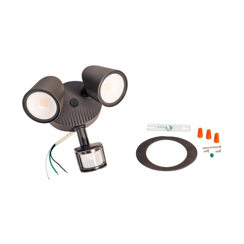 Topaz F-SL/24W/40K/BL/MS 24W LED Fixture Security Light with Motion Sensor