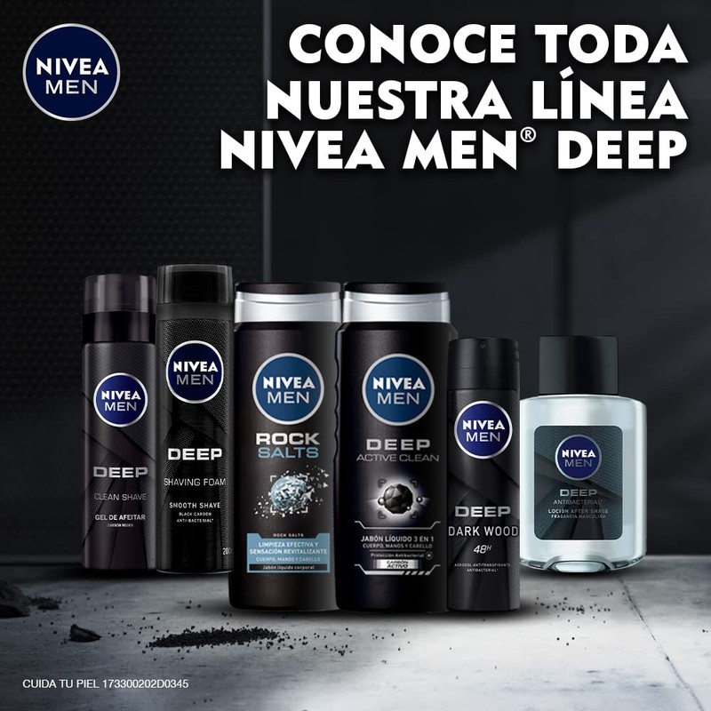NIVEA Men, Deep, Refreshing & Hydrating After Shave, Vanilla &