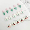 Mini Tulip Cherry Spring Nail Charms DIY Nail Art Supplies 1 Pack / 미니 튤립 체리 봄네일파츠 셀프 네일아트 재료 1개입