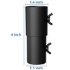Bird Feeder Pole Mount Adapter,180°Rotation for Easy Setup and Secure