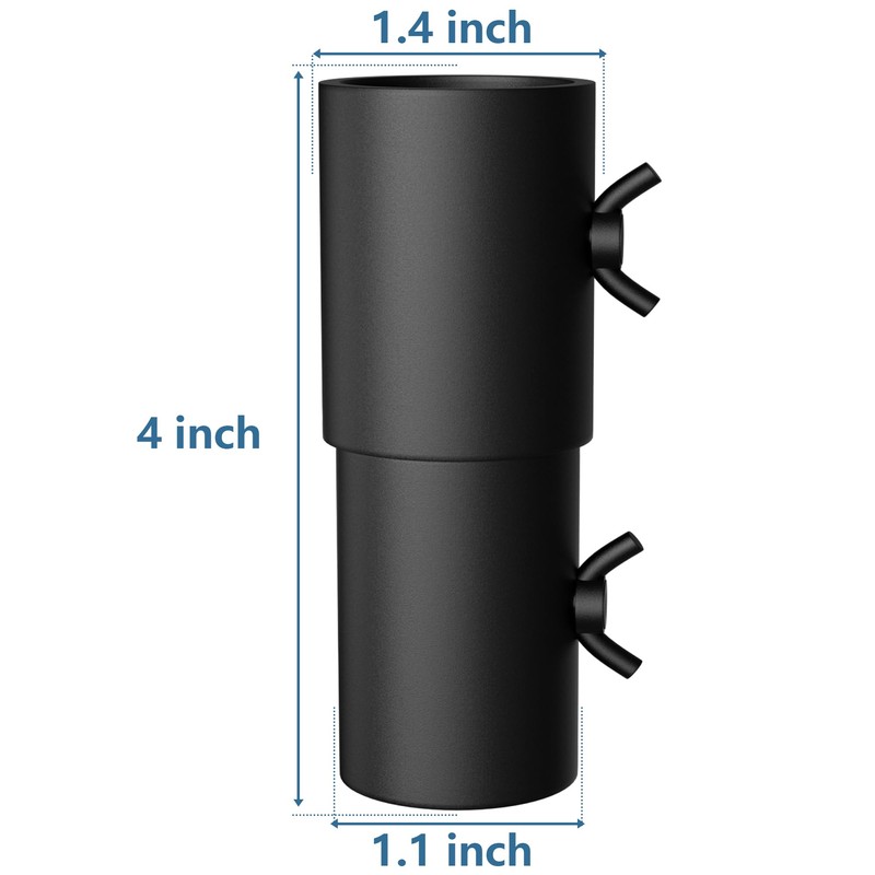 Bird Feeder Pole Mount Adapter,180°Rotation for Easy Setup and Secure