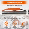 3FT Pipe Heat Tape and Heat Cable with Built-in Thermostat,