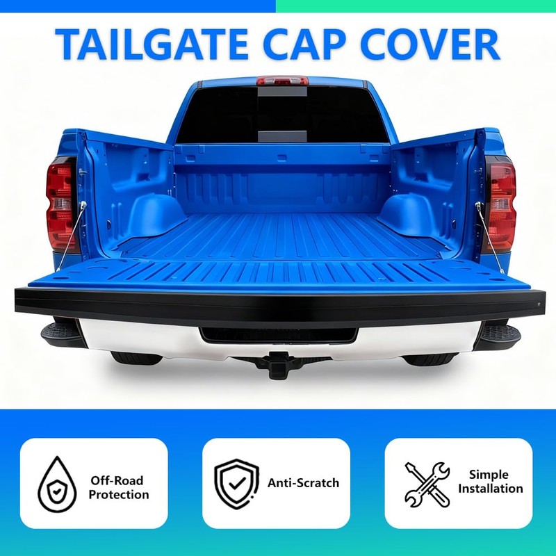G-PLUS Tailgate Molding Cap Top Protector Molding Trim 61" Compatible
