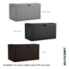 Suncast 134-Gal. Waterproof Resin Extra-Large Outdoor Patio Deck Box with