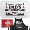 Dad Gifts,Dad Christmas Gifts,Birthday Gifts for Dad,Grill Platter with Apron
