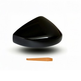TKPUFR Passenger Right Side Mirror Cover Cap Compatible with Honda Civic 2022-2025 11th Without Turn Signal Glossy Black