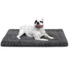 Washable Dog Bed Mat Reversible Dog Crate Pad Soft Fluffy