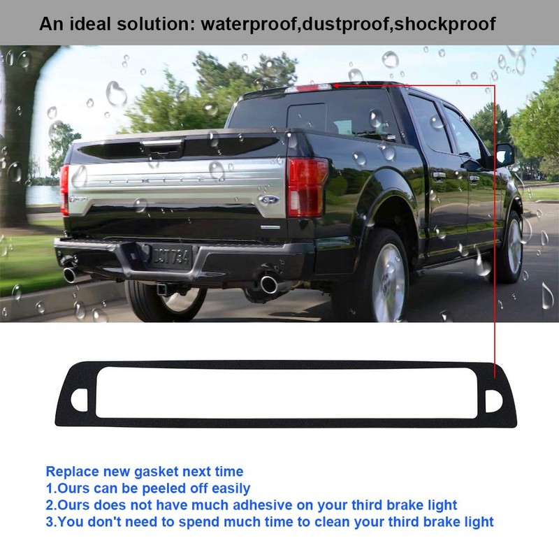 MOFORKIT MOFORKIT 3rd Third Brake Light Seal Gasket Compatible with