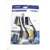 TIVOLY XT20252580205 Mixed Mini Hand Brushes for Cleaning/Stripping, Grey, Set
