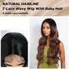 NOBLE Long Wavy Wig With Baby Hair