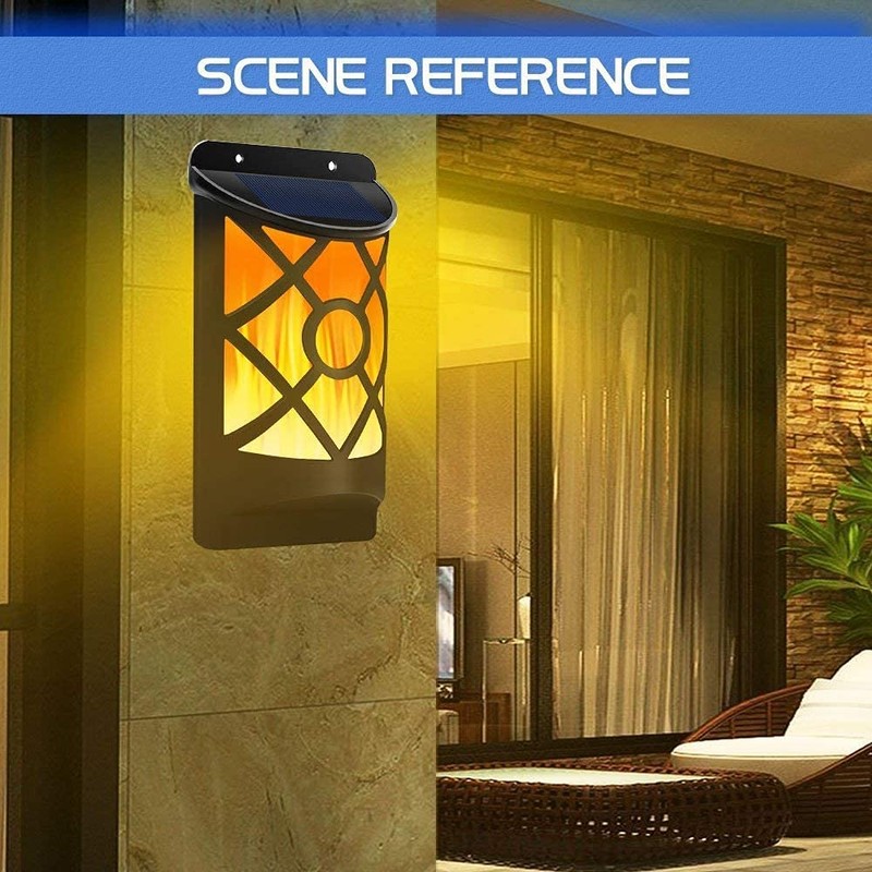 Aityvert Solar Flame Lights Outdoor, Waterproof Flickering Flame Solar Lights