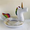 NEFUSI Unicorn Float, PVC with Glitter Glitter, Pool/Sea/SNS