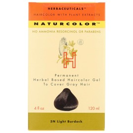 Naturcolor Tinte para cabello – Bardana ligera, 4 onzas (5N)